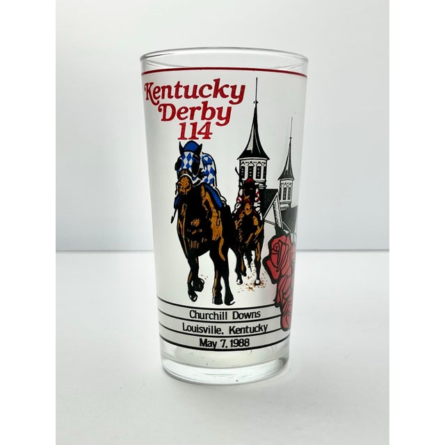 Contemporary Vintage Kentucky Derby Equestrian Highball Tumbler Glasses - Set of 9 For Sale - Image 3 of 6