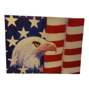 Stars & Stripes Forever! Oil Painting