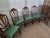 English 1990s Baker Inlaid Mahogany Norfolk Hepplewhite Dining Room Chairs For Sale - Image 3 of 17