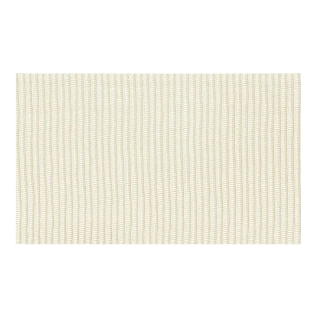 Sample - Schumacher Wide Faille Tape in Ivory For Sale