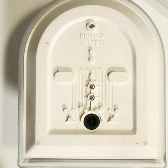 Vintage Trio Prisma Tesi Floral Design Lamps, Italy, 1980s, Set of 3 For Sale - Image 17 of 18