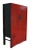 Red Antique Chinese Wedding Cabinet – 77 Inches Tall For Sale - Image 4 of 13