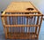 Chinoiserie 1970s Bamboo and Rattan Bed Tray Breakfast Tray With Cup Holder and Magazine / Newspaper Side Storag For Sale - Image 3 of 12