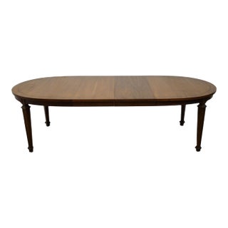 American of Martinsville Italian Neoclassical Tuscan Style 101" Oval Dining Table 2507-461 For Sale