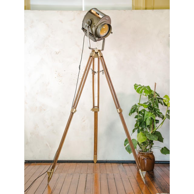 Large Industrial Theater Spotlight Floor Lamp from ADB, Belgium, 1960s For Sale - Image 9 of 18
