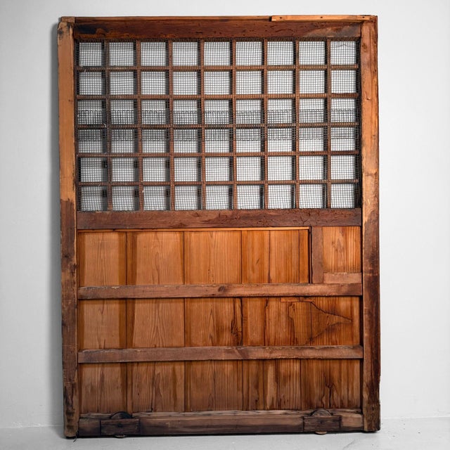 Antique Japanese Wooden Door Wall Panel, 1890s For Sale - Image 14 of 18