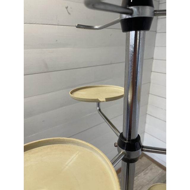 A- 357 Vintage Plant Stand, Chrome and Plastic +-1965, 1960s For Sale - Image 9 of 11