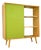 Ash Bookcase with Glass Sliding Door from VEB Deutsche Werkstätten Hellerau, 1970s For Sale