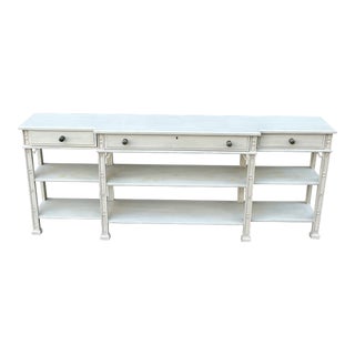 2010s Stanley Furniture Cream Console Table