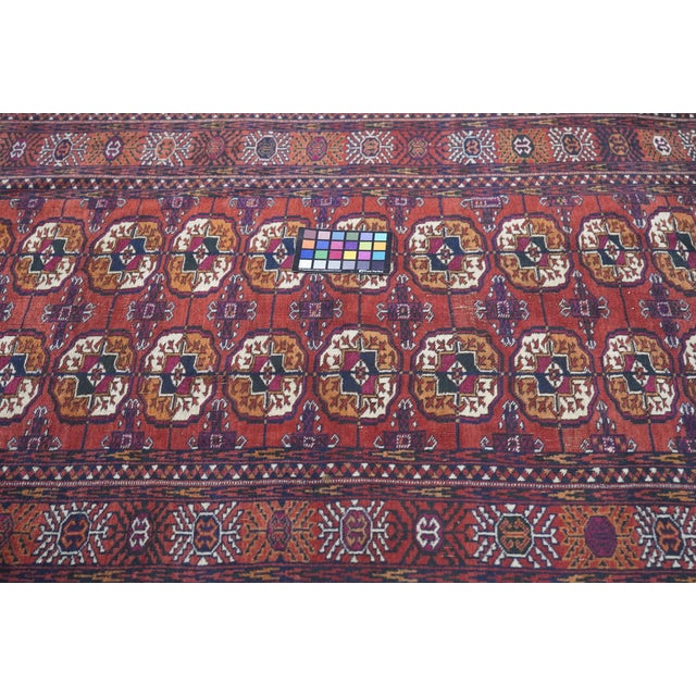 Vintage Turkmen Rug 3'8'' X 5'9'' For Sale - Image 10 of 11