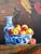 Rene Chavelle, Large Trompe L'oeil Oil Painting Rene Chavelle Belgian Hyper Realist Apples, c.1980's For Sale - Image 4 of 10