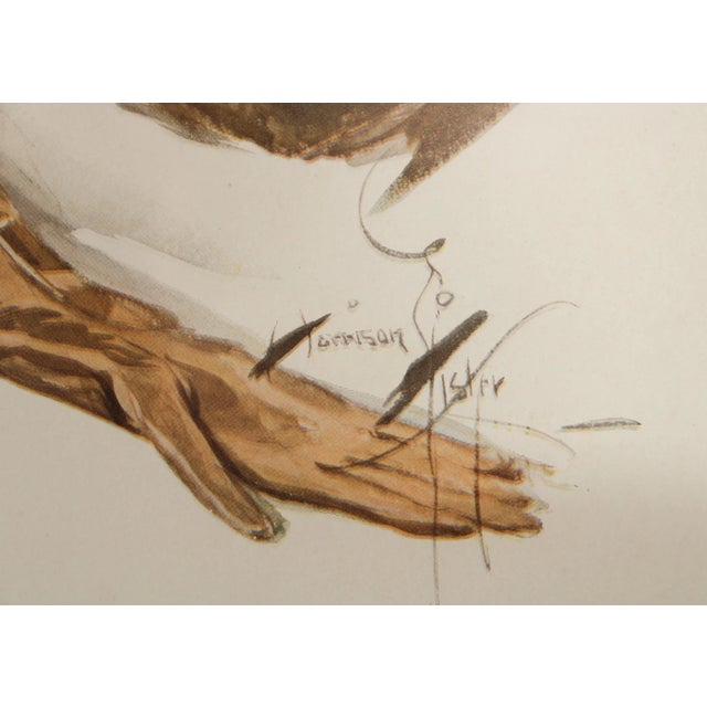 Printmaking Materials Harrison Fisher 'Ready for a Spin' Illustration Art Print For Sale - Image 7 of 13