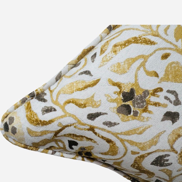 Zak & Fox Sarasa ZFSR-05 Lumbar With Velvet Backing and Down Insert For Sale In New York - Image 6 of 7
