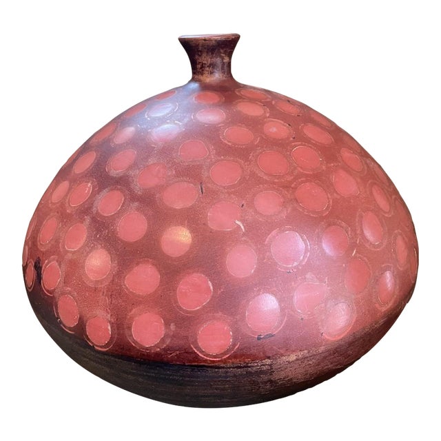 2000s Hand-Thrown Pottery Vase For Sale