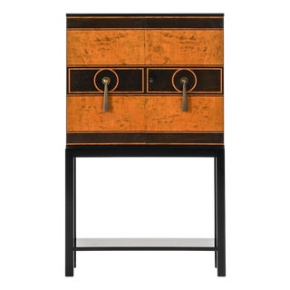 Cabinet in Birch and Lacquer by Otto Schulz, 1930s For Sale