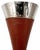 Metal Vintage Brown Leather & Stainless Steel Ice Bucket, Glasses, Shaker & Bowl Set- 10 Pieces For Sale - Image 7 of 10