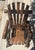 Rustic Monumental 20thc Hand Made Pine Log Rocking Chair For Sale - Image 3 of 7