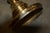 Vintage Pair Tall Brass Floor Candle Stands Holders Candlesticks For Sale - Image 14 of 15