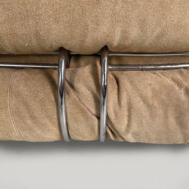 Italian Modern Beige Chamois Soriana Sofa by Afra & Tobia Scarpa for Cassina, 1970s For Sale - Image 16 of 18