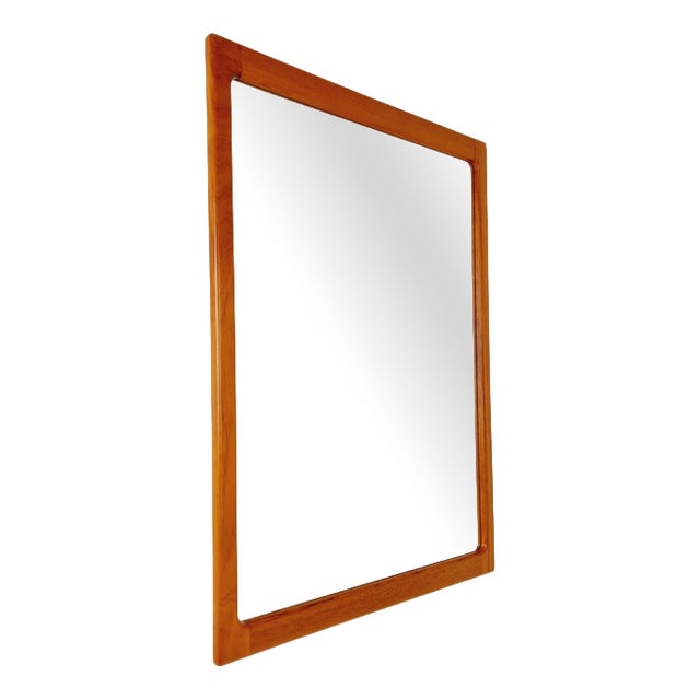 Large Mid-Century Danish Mirror from Silkborg Møbelfabrik, 1960s For Sale