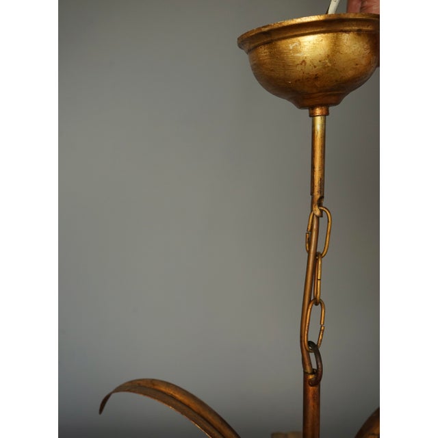 Vintage Five Light Chandelier attributed to Hans Kögl, 1970s For Sale - Image 4 of 8