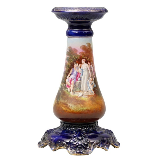 Antique 19th Century Porcelain Plant Stand, England For Sale - Image 4 of 4