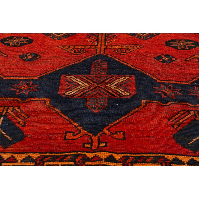 Late 19th Century Late 19th Century Persian Shiraz Rug Runner, 04'10 X 13'08 For Sale - Image 5 of 10