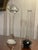 Glass Vintage Mid-Century Hand Blown Clear Glass Bullicante Bud Vase For Sale - Image 7 of 10