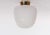 Swedish Glass & Brass Ceiling Light attributed to Böhlmarks, 1940s For Sale - Image 4 of 5