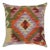 Geometric Turkish Nellie Hand Woven Kilim Throw Pillow For Sale