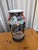Vintage Chinese Famille Noire Porcelain Baluster Vase on Stand For Sale In New York - Image 6 of 8