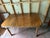 Vintage Solid Oak Wood Dining Table With Leaves For Sale In Washington DC - Image 6 of 13