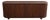 Custom Midcentury Solid Wood Fluted Media Cabinet For Sale