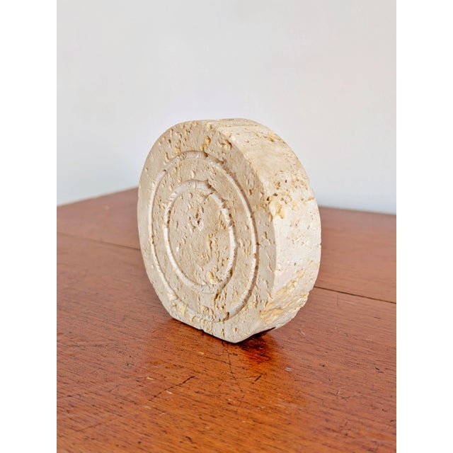 Vintage Travertine Bud Vase from Fratelli Mannelli, 1970s For Sale - Image 11 of 18