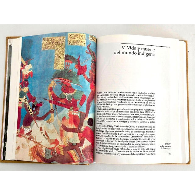 Spanish Language 1992 First Edition, "El Espejo Enterrado", by Carlos Fuentes For Sale - Image 9 of 14