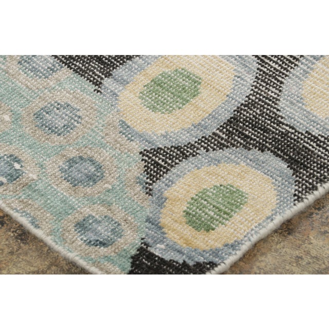 Rug & Kilim Contemporary Distressed Pictorial Wool Rug, by Rug & Kilim, India For Sale - Image 4 of 9