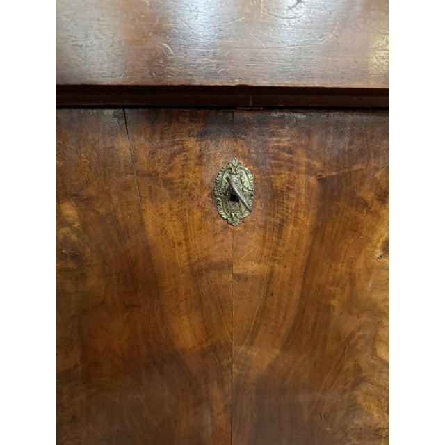 Empire Walnut Secretary Desk For Sale - Image 5 of 9