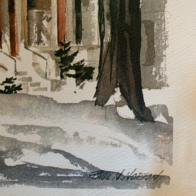 Mid 20th Century Mid 20th Century Architectural and Coastal Prints - Set of 3 For Sale - Image 5 of 13