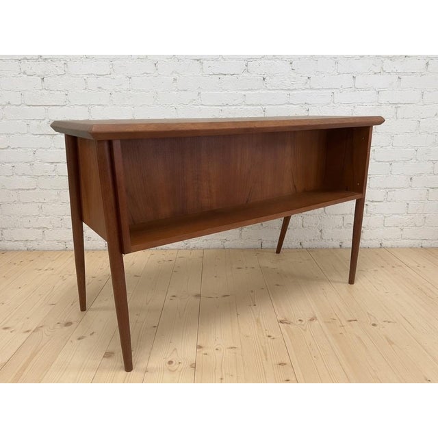 Teak Desk by Gunnar Nielsen for Tibergaard, 1960s For Sale - Image 4 of 11
