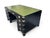 Antique British Campaign Style Executive Desk With Green Leather Writing Top For Sale - Image 4 of 15