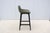 Olive Italian Modern Emanuel Gargano and Anton Cristell for Amura Panis Wool Barstool For Sale - Image 8 of 12