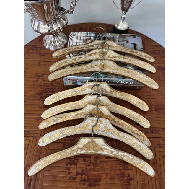 Don't ignore you closet! It deserves a glow up too. This set of Italian Florentine hangers are elegant and decorative....