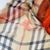 Textile Burberry Beige & Orange Plaid 100% Silk Scarf For Sale - Image 7 of 11