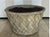English Early- Mid 20th Century Basketweave Cast Stone Planter For Sale - Image 3 of 4