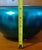 Antique Steuben Blue Aurene Iridescent Peacock Teal Glass 9.25" Squat Centerpiece Bowl For Sale - Image 10 of 12