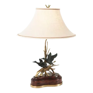 Brass Soaring Duck Table Lamp