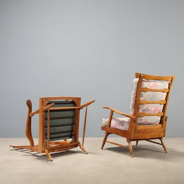 Reclining Armchairs by Camea, 1950s For Sale - Image 10 of 11