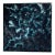 Early 20th Century 'Arts and Crafts' Style Botanical Dark Blue Monochromatic Relief Ceramic Glazed Tile For Sale