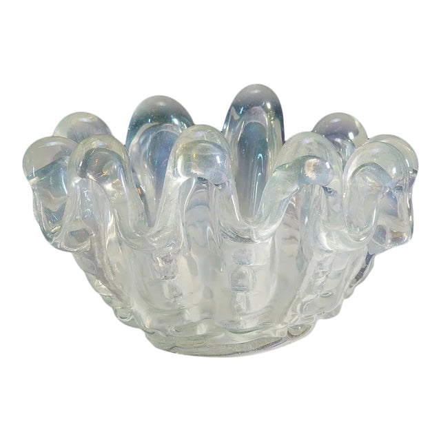 Ercole Barovier - Barovier & Toso 'A Grosse Costolature' Bowl 1942 For Sale