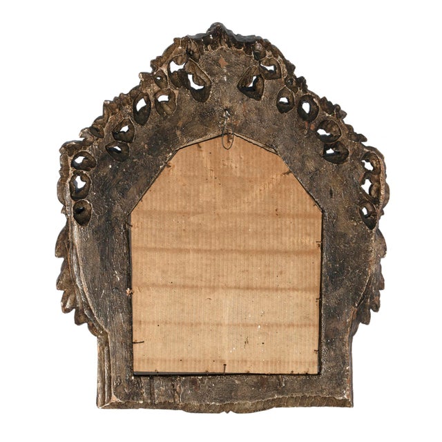 Pair of Early 1900s Antique Italian Giltwood Mirrors For Sale - Image 9 of 15